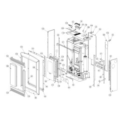 Souvenir Lux Evo Tortora - Extraflame - 001275708_000_[2021]_01_04 - Esploso delle parti fig. 1